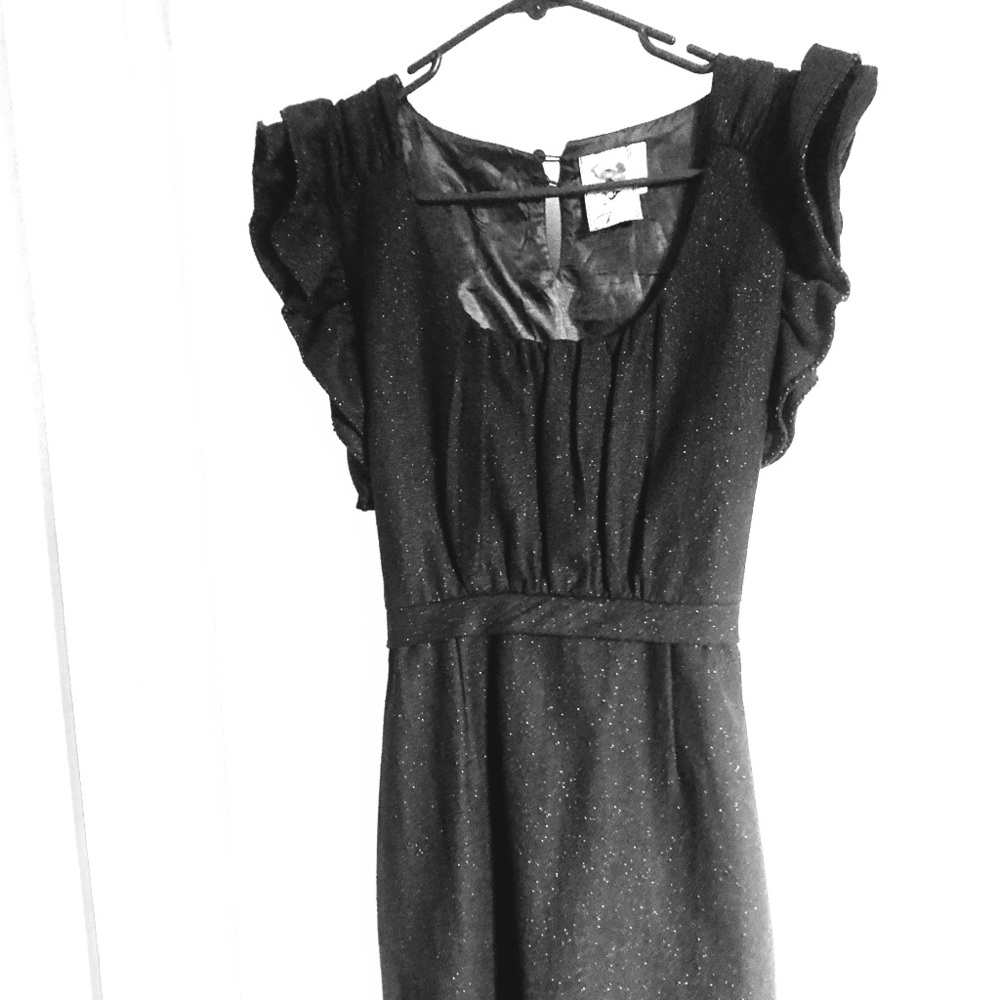 Boutique sparkle black dress